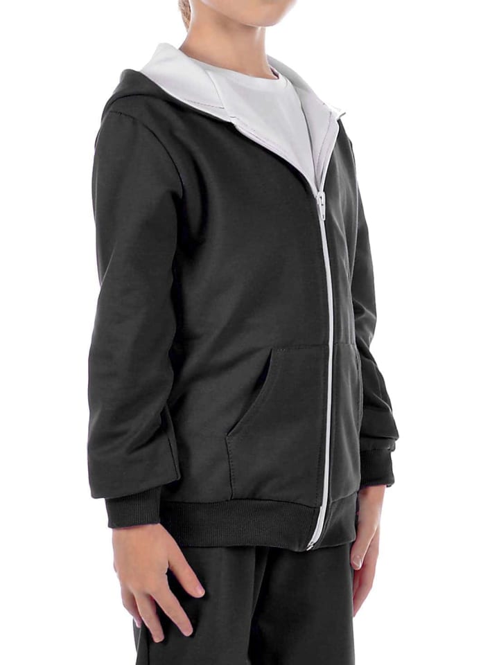 Sweatjacke in Schwarz