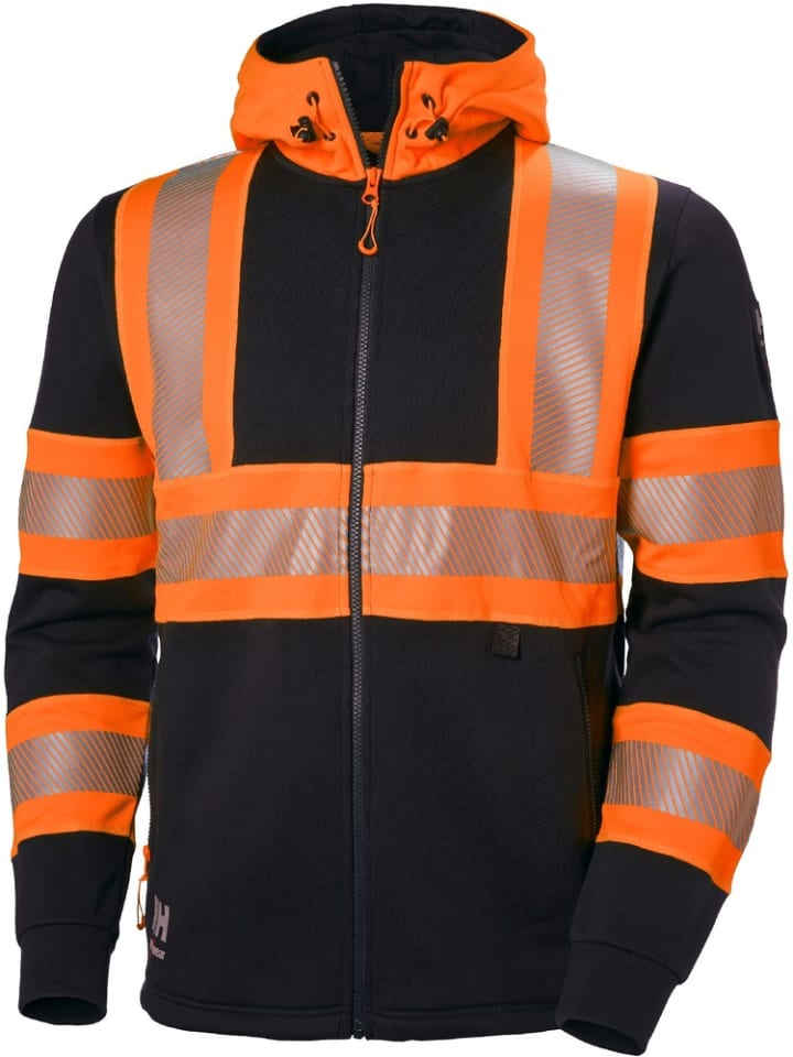 Hoodie "Icu Zip Hoodie" in Orange
