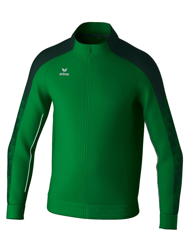Erwachsene, Unisex Erwachsene Trainingsjacke in smaragd/pine grove