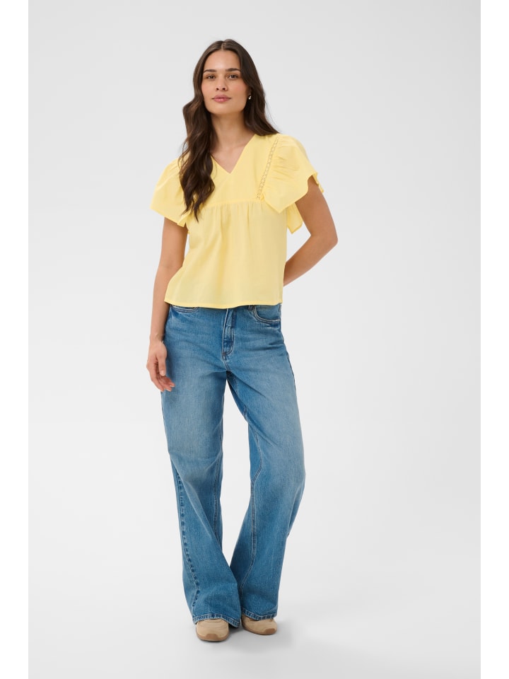 Kurzarm-Bluse KAkarli Regular fit in Sunlight