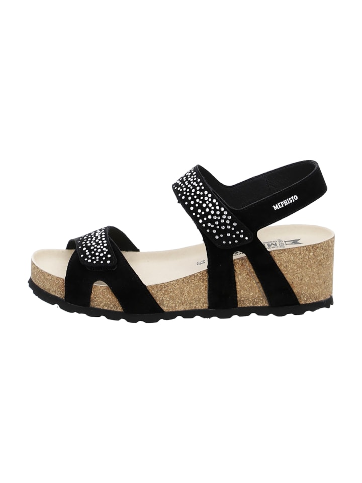 Komfort Sandalen in Schwarz