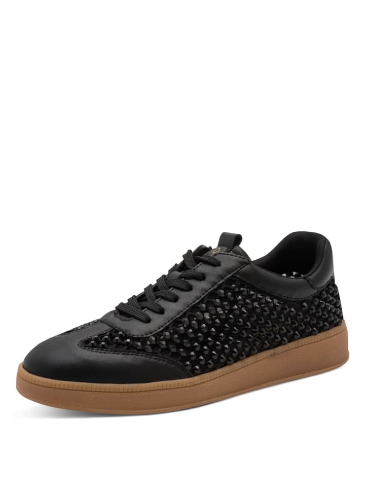 Sportliche Schnürschuhe in Schwarz