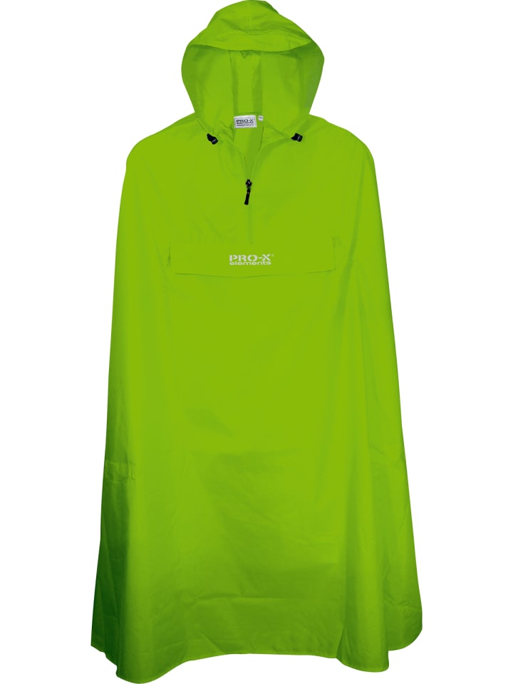 Radponcho "PASO" in NeongrÃ¼n