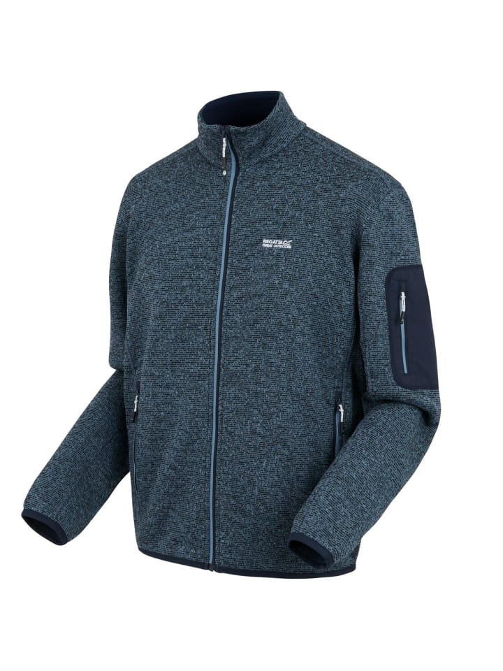 Strickfleecejacke Newhill in blau
