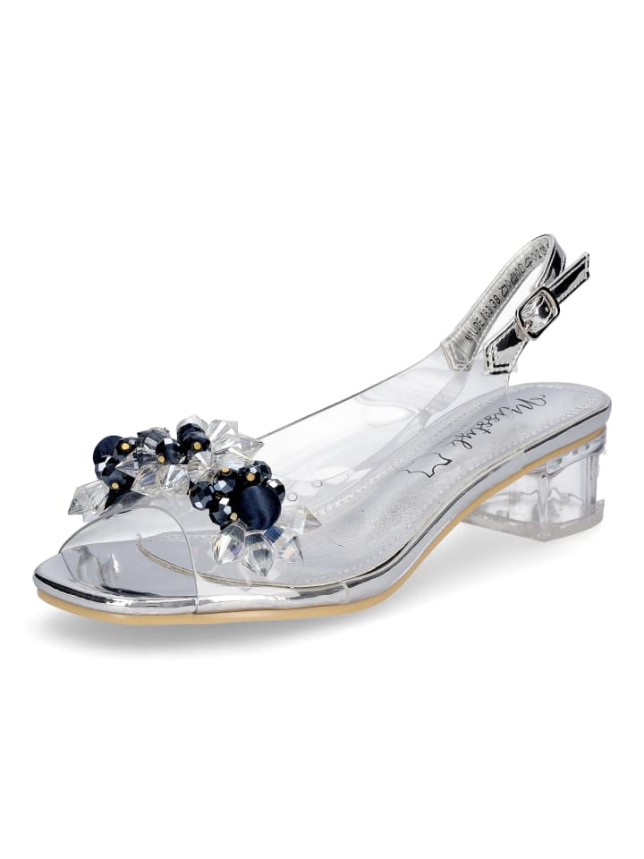Sandalette Maude in Silber