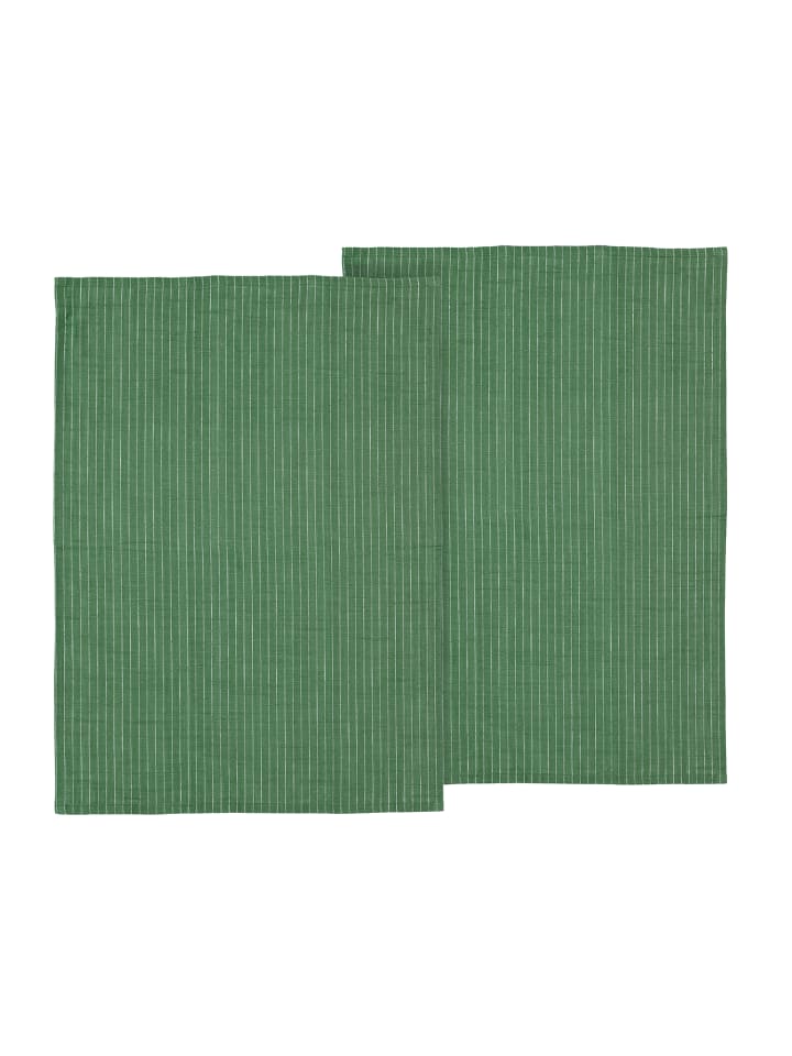 Geschirrtuch Line in Green