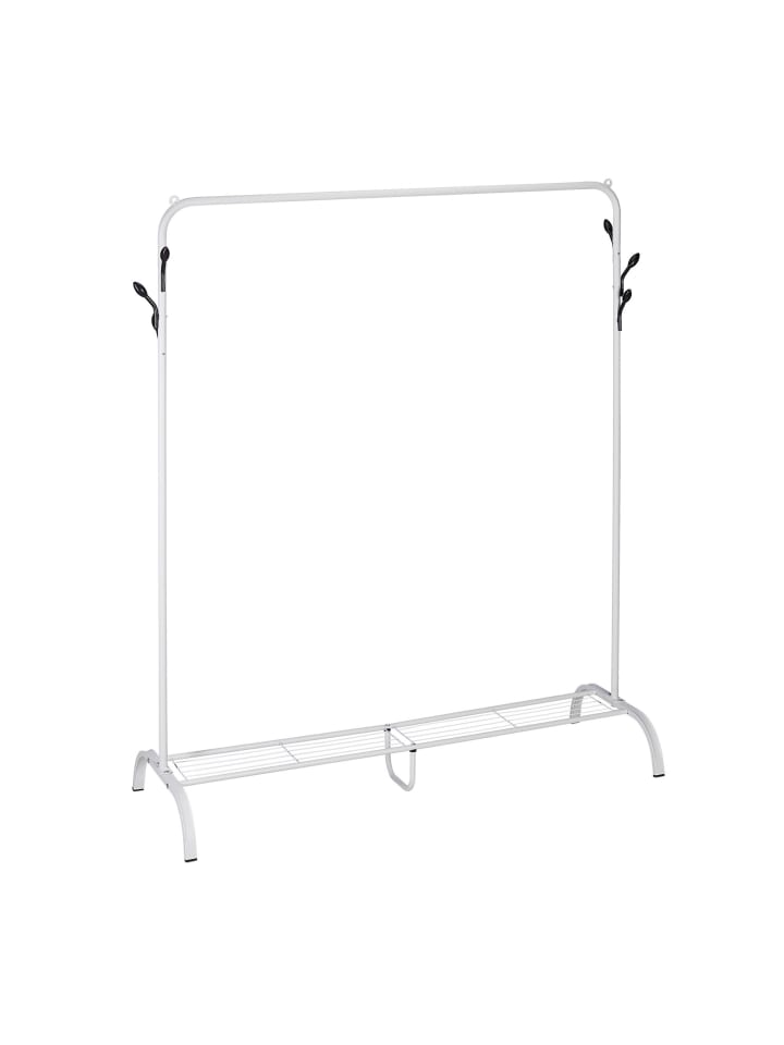 Kleiderständer in Weiß - (B)132 x (H)145 x (T)44 cm