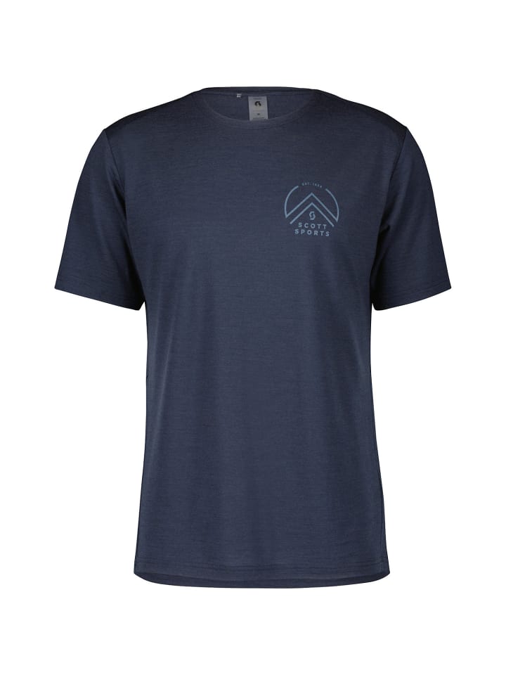 M DEFINEDMERINO TECH S/SL SHIRT in Blau