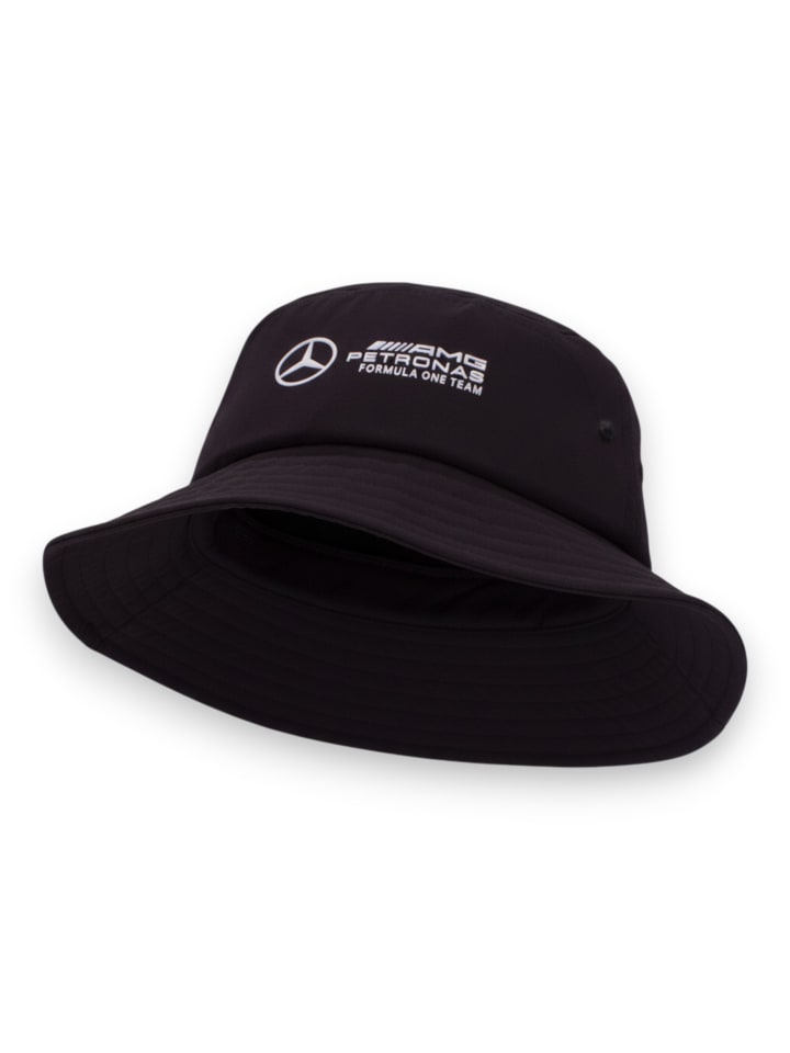 Hut Mercedes MAGF1 AMG Petronas F1 Bucket Hat in Schwarz