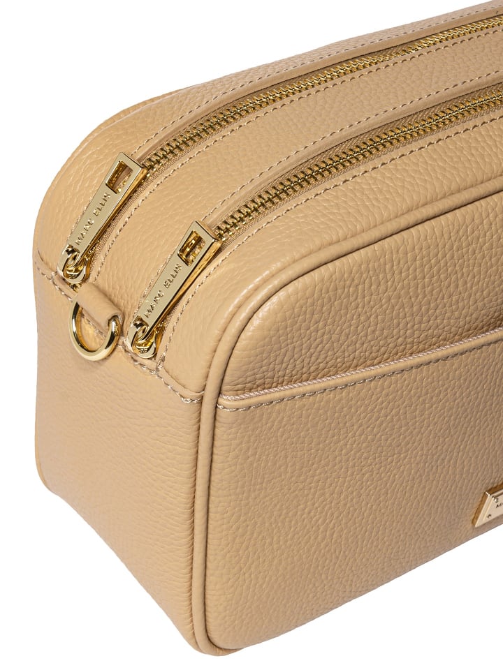 Schultertasche in ALMOND BROWN