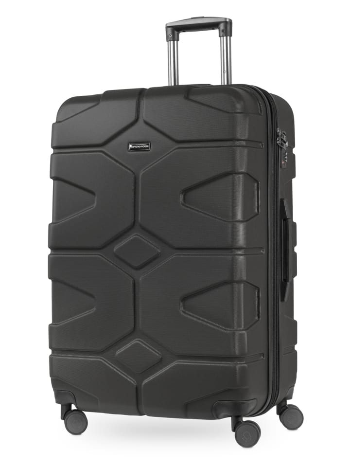 X-Kölln - großer Hartschalenkkoffer Erweiterung TSA 76cm 120L in Graphit