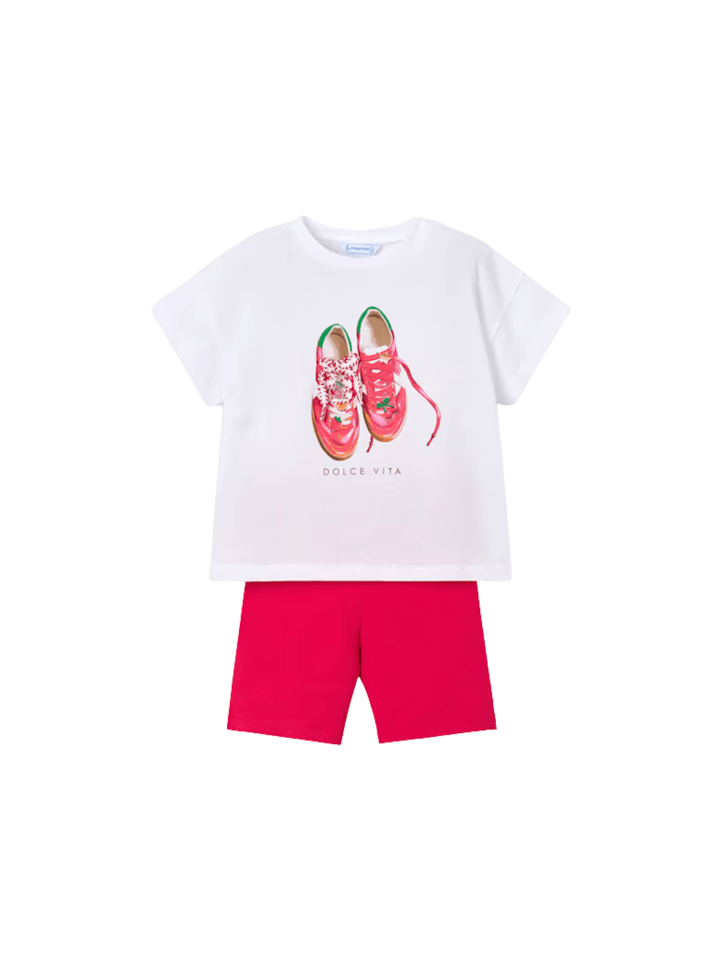 Set: T-Shirt und Leggings 3731 Fuchsia