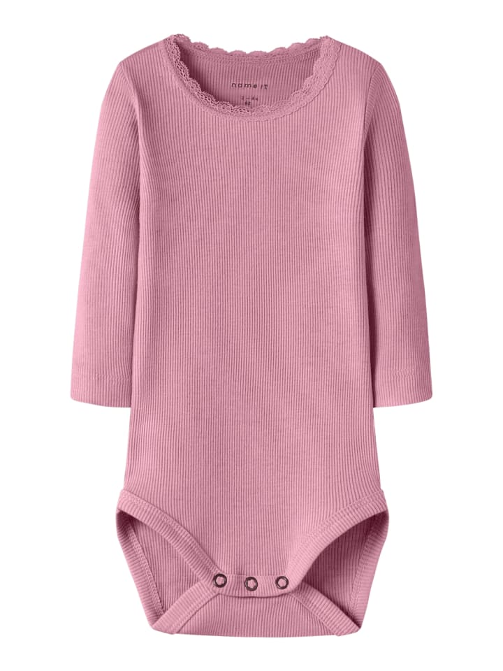 Langarmbody in lilas