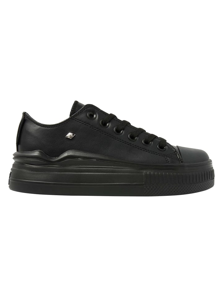 Sneaker Kaya flow low in schwarz/schwarz