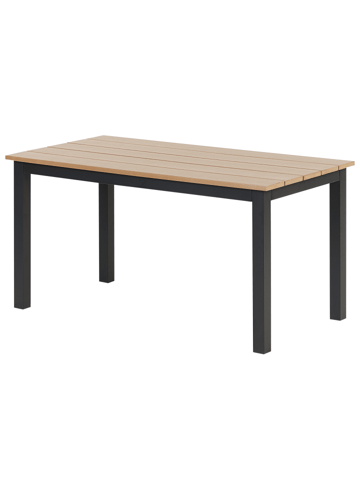 Esstisch MESSINA in Braun/Schwarz - (W) 52 x (H) 50 x (L) 100 cm