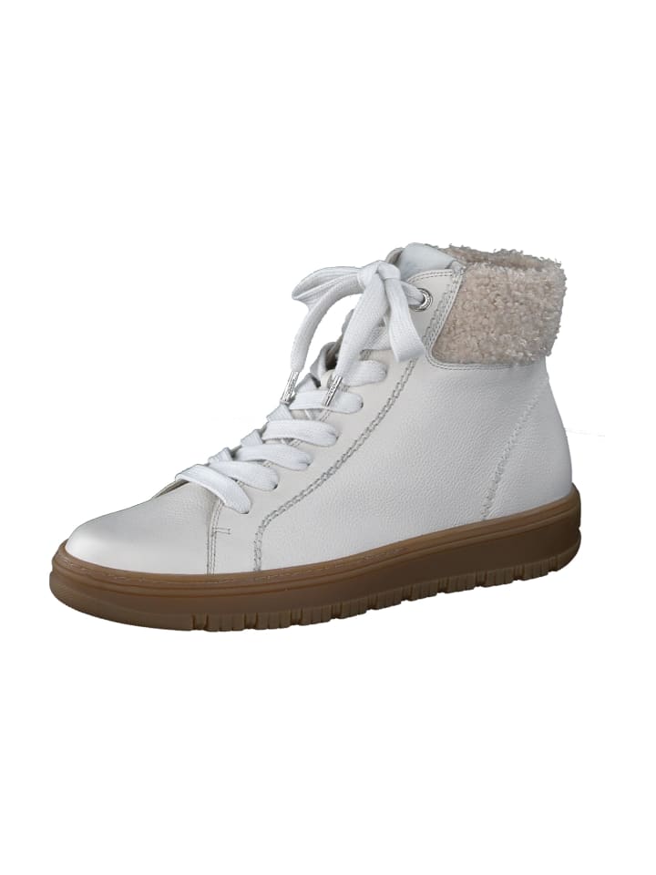Sneaker High in Weiß