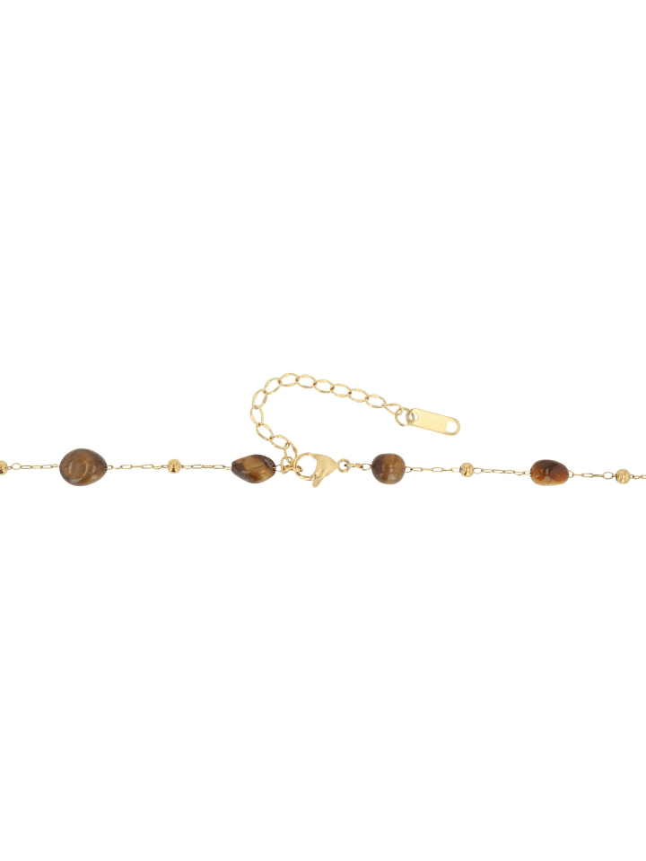 Damen Halskette aus Edelstahl 40 cm in gold