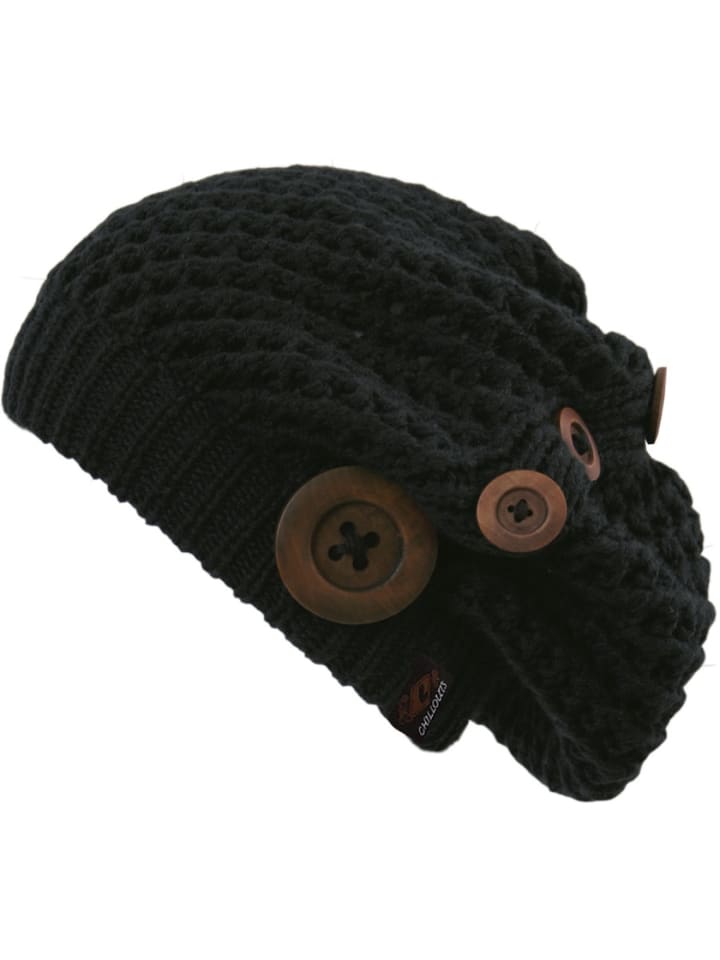Strickmütze in schwarz