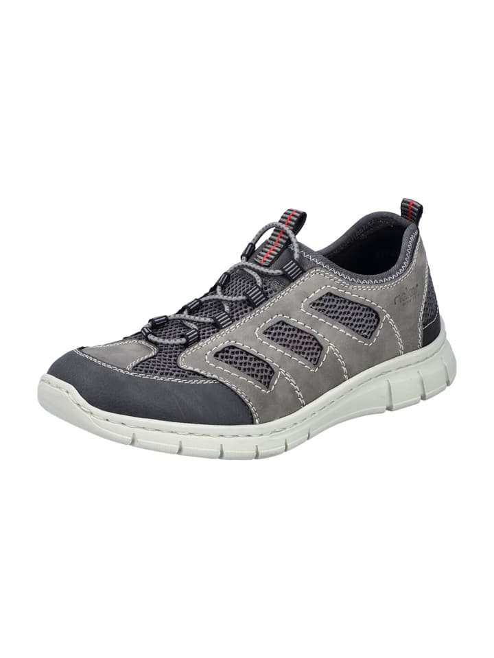 Sportliche Slipper in Grau