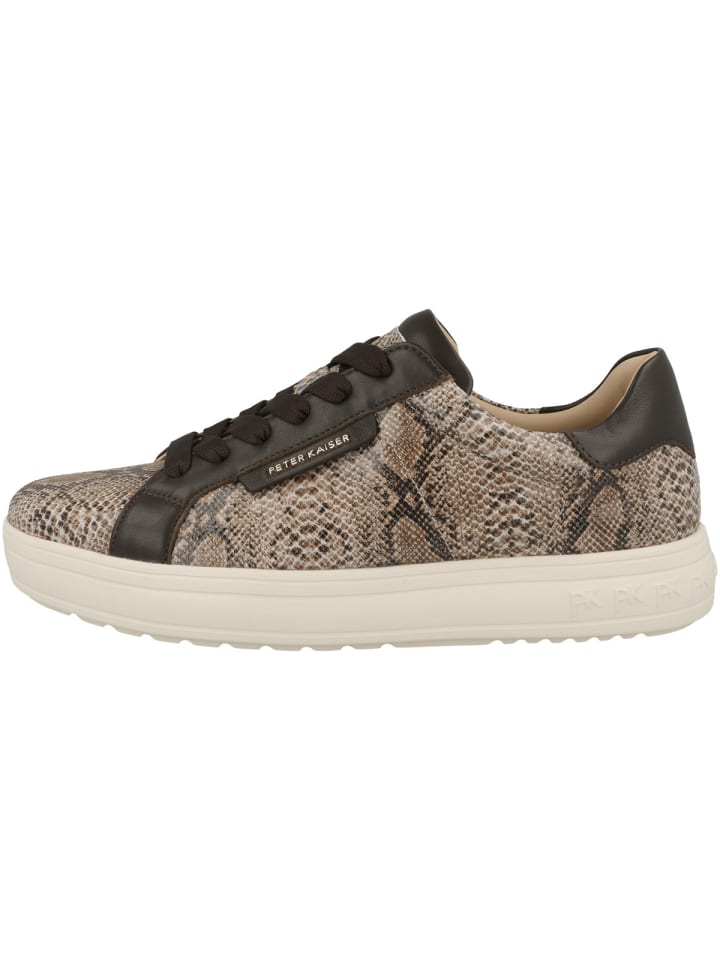 Sneaker low 9-73640-45 in beige