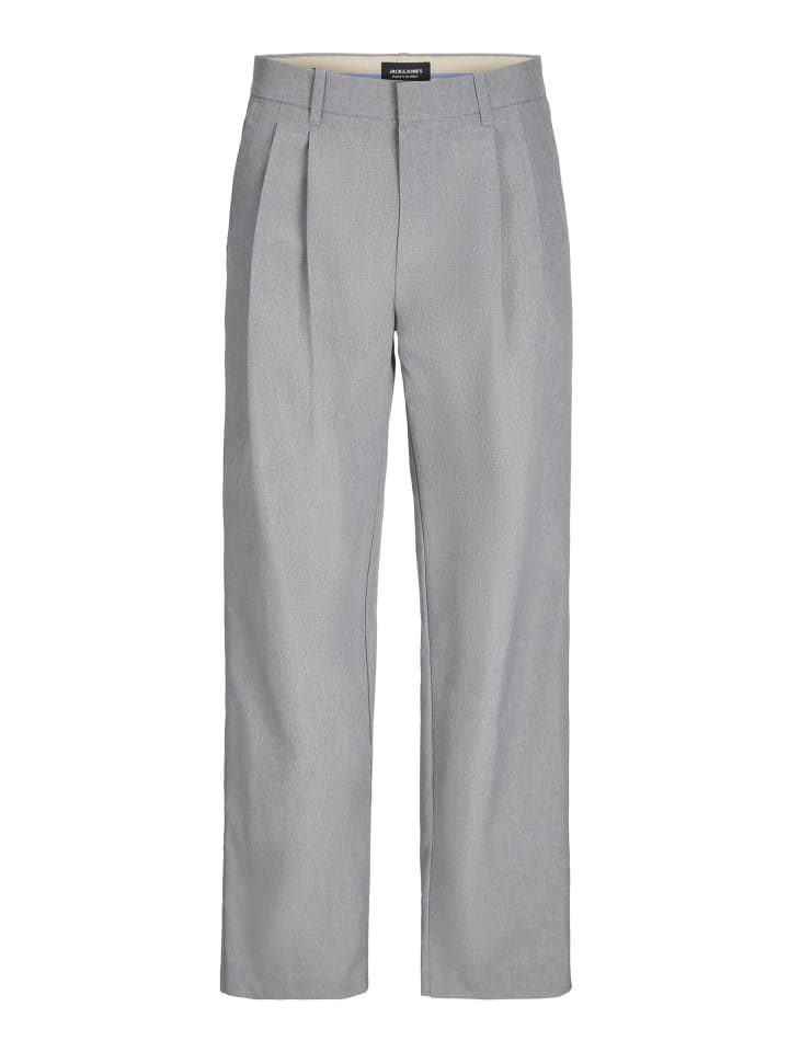 Klassische Hosen in Light Grey Melange