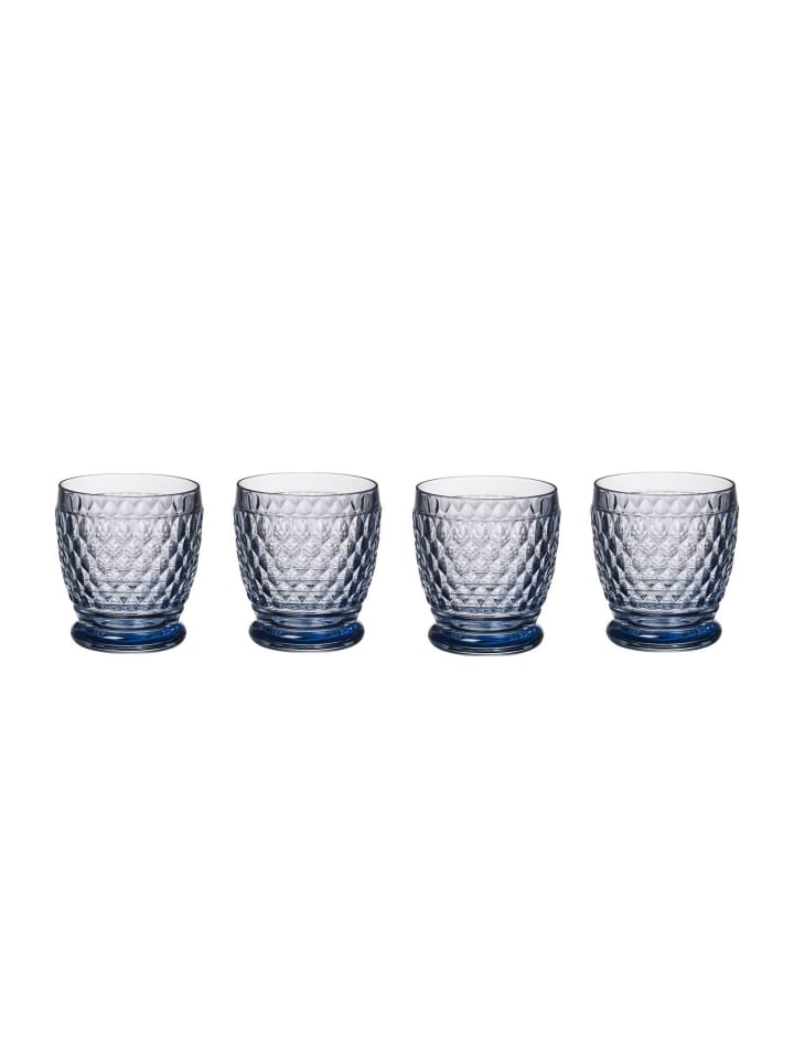 4er Set Becher Boston Coloured in Blau 330 ml