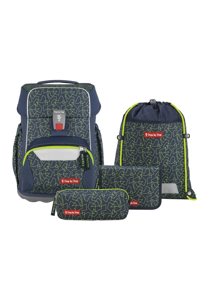 BASIS, 4-teilig in Green Geometrics