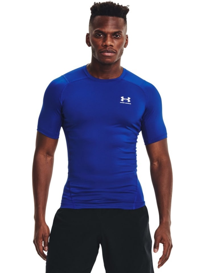 T-Shirt "T-Shirt HeatGear Armour" in Blau