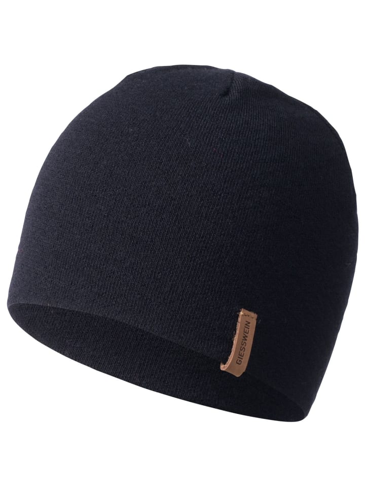 Strickmütze in blau