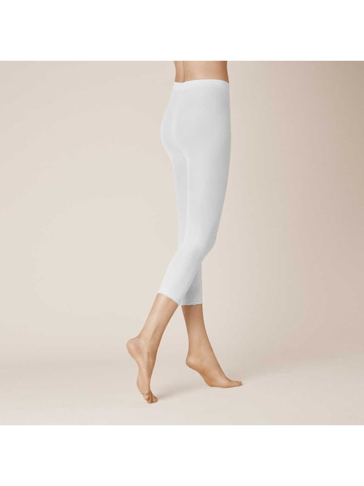 Feinstrumpfleggings Ease 50 semi-blickdicht in White