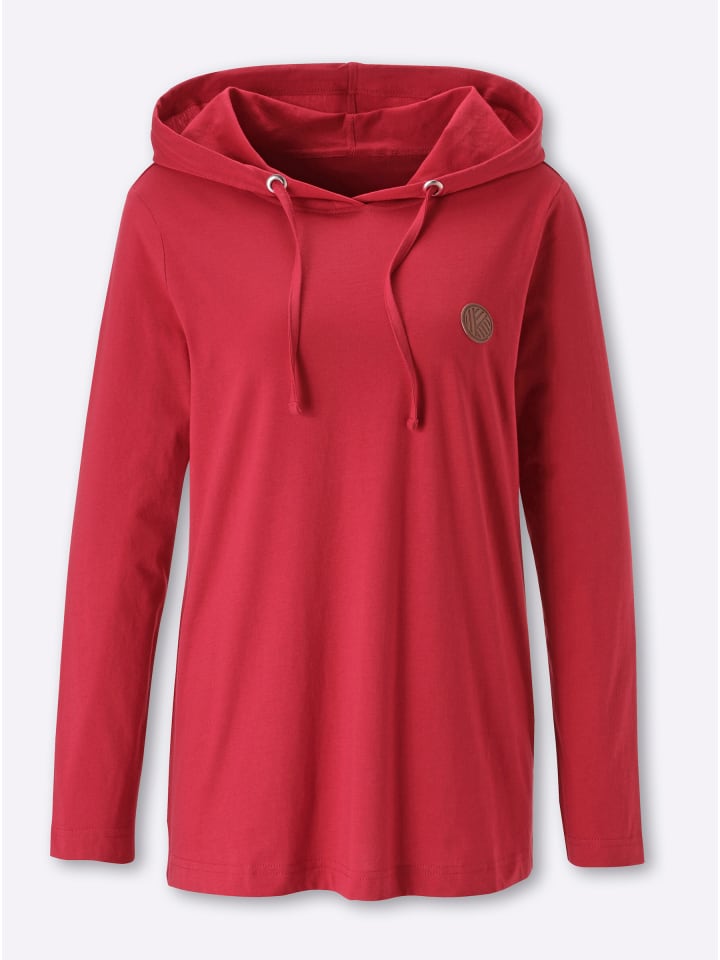 Langarm-Shirt in rot