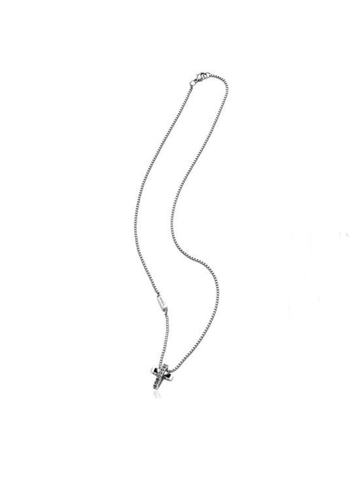 Halskette mit Anhänger in Silber – (L)46cm
