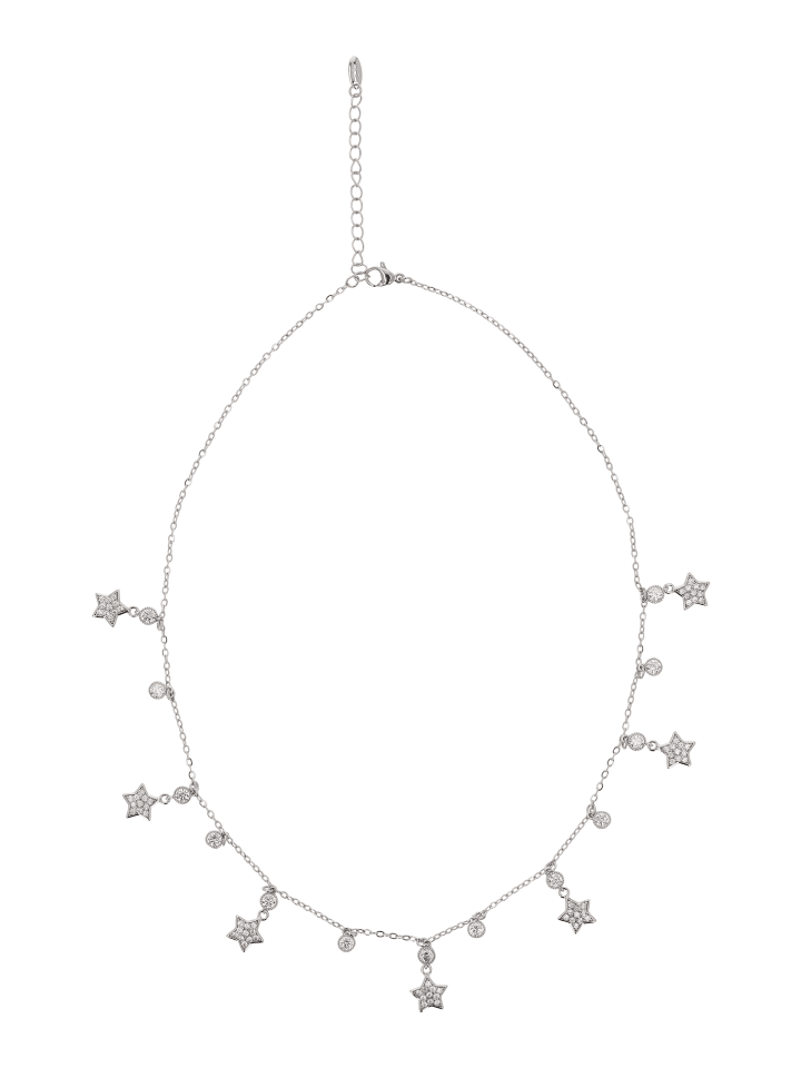 Women Chain Necklace in Silver