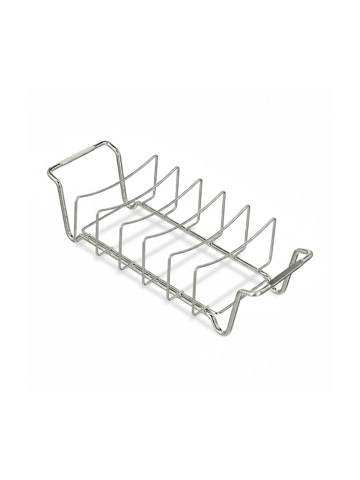 Rippchenhalter in Silber