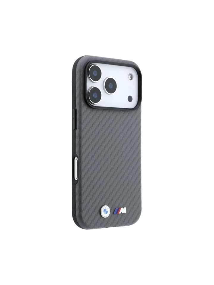 BMW M Carbon kompatibel mit iPhone 18/17 Pro Max Grau Hülle in Grau