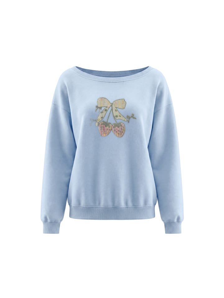 Women Sweatshirt in Light Blue