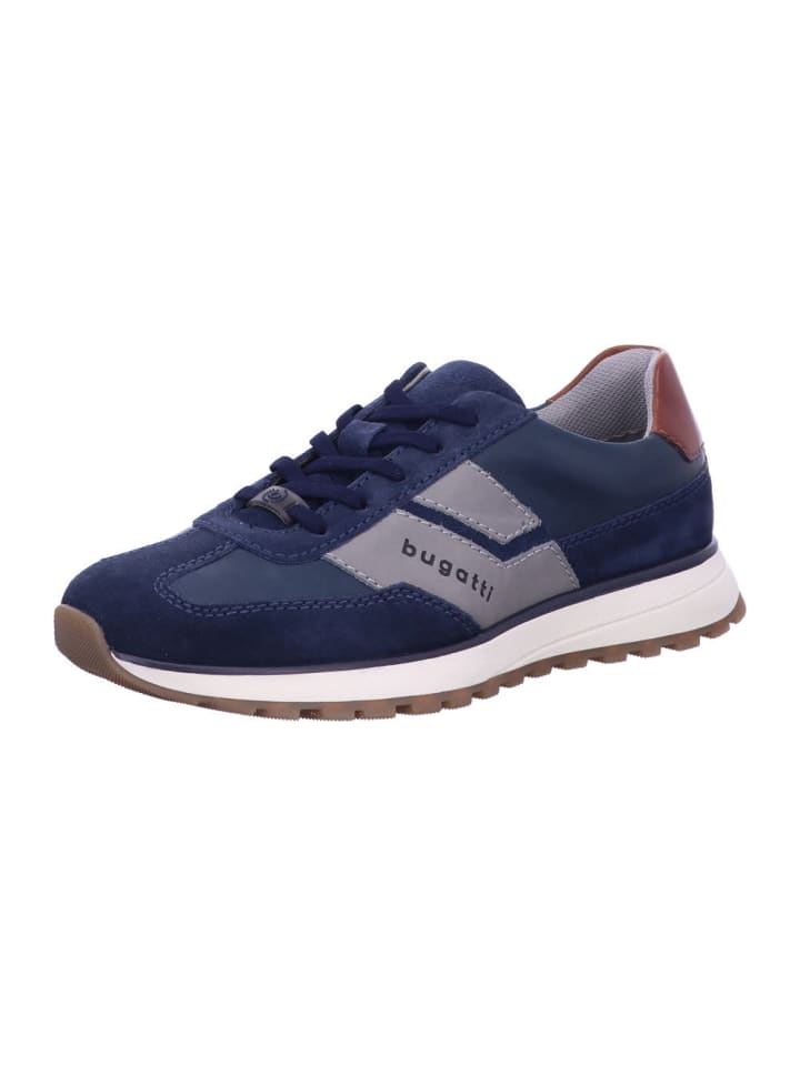 Schnürschuh in blau