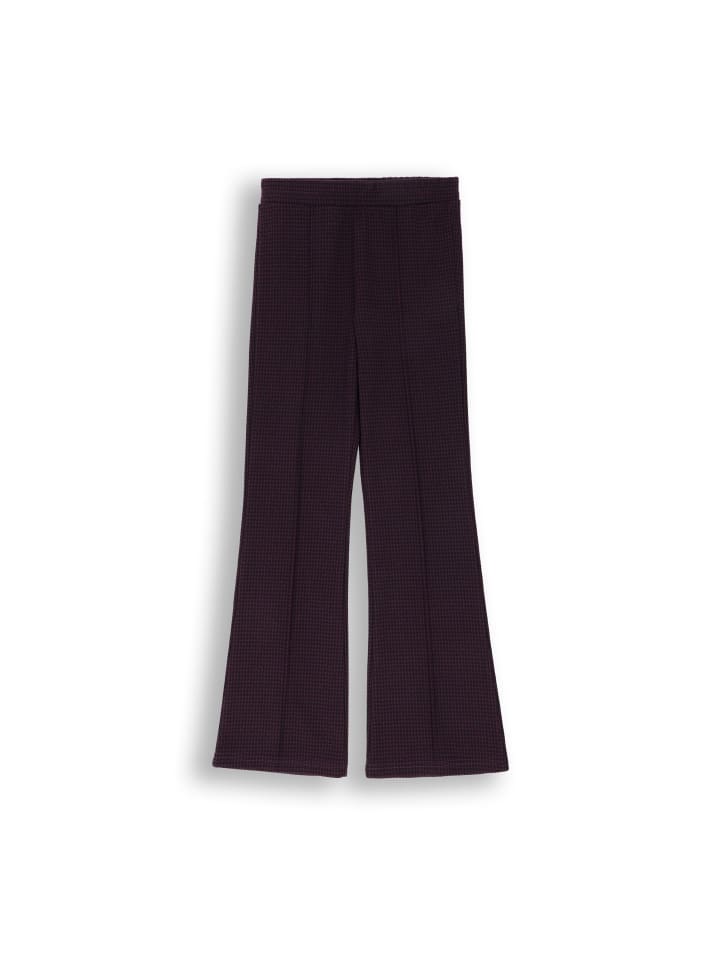 Sweat-Leggings mit langen Hosenbein in violett