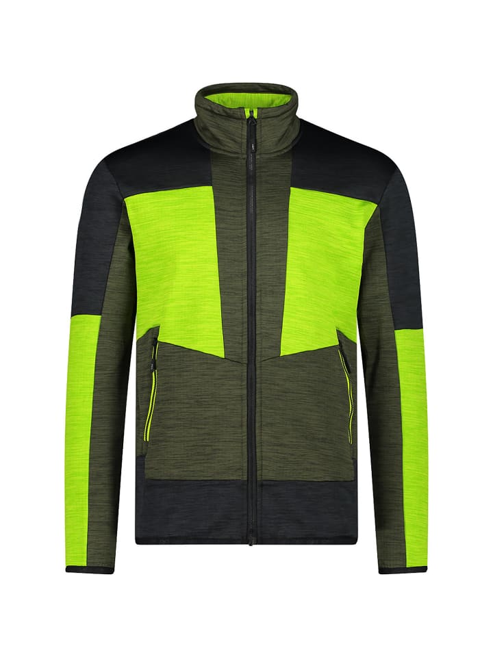 M JACKETMELANGE GRID TECH in Grün