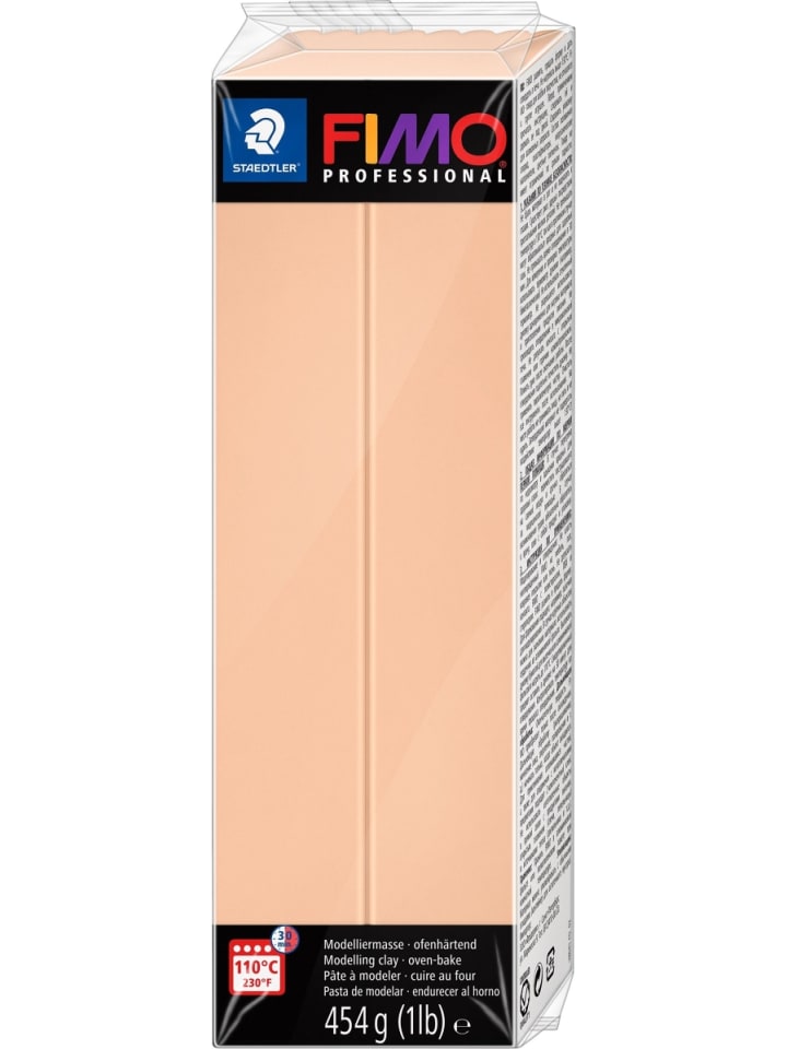 Modelliermasse Fimo professional Kunststoff 454g cameo Großblock