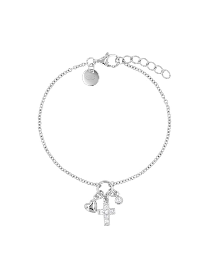 Armband Silber 925, rhodiniert in silber