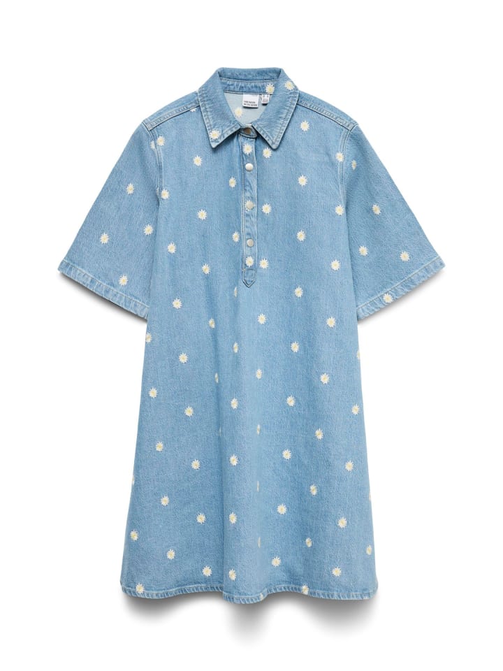 Jeanskleid in Light Blue Denim