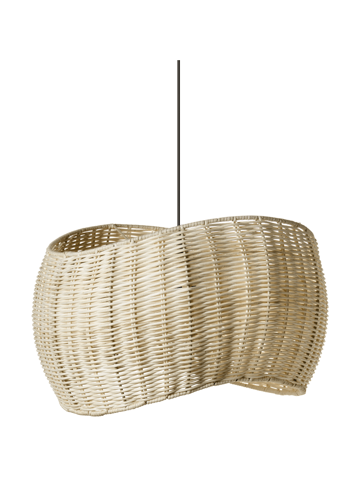 Pendelleuchten COAMO in Naturfarben - (W) 34 x (H) 135 x (L) 34 cm