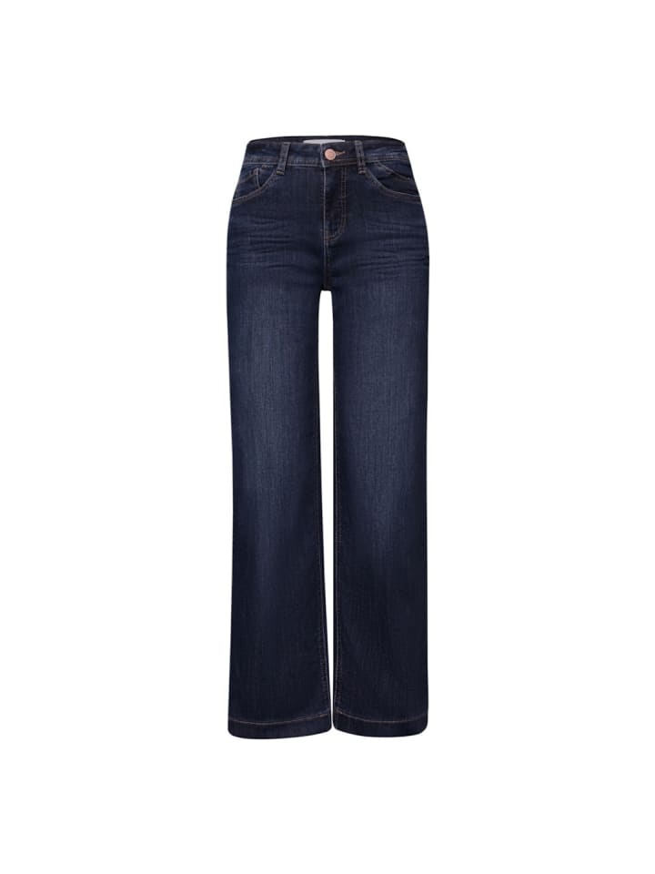 Jeans in dark blue washed