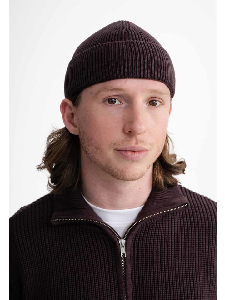 Unisex Kurze Rippstrick Mütze RAFI