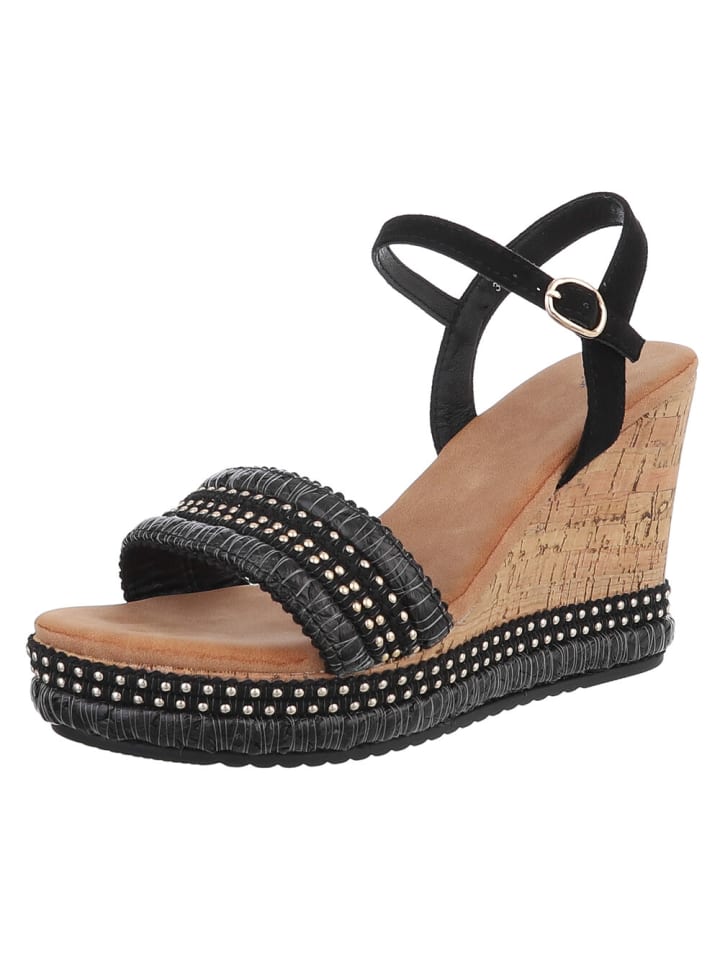 Sandale & Sandalette in Schwarz