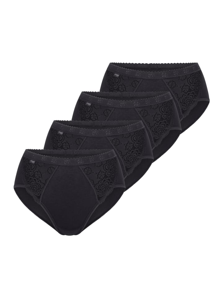Midi Slip Chic in Schwarz