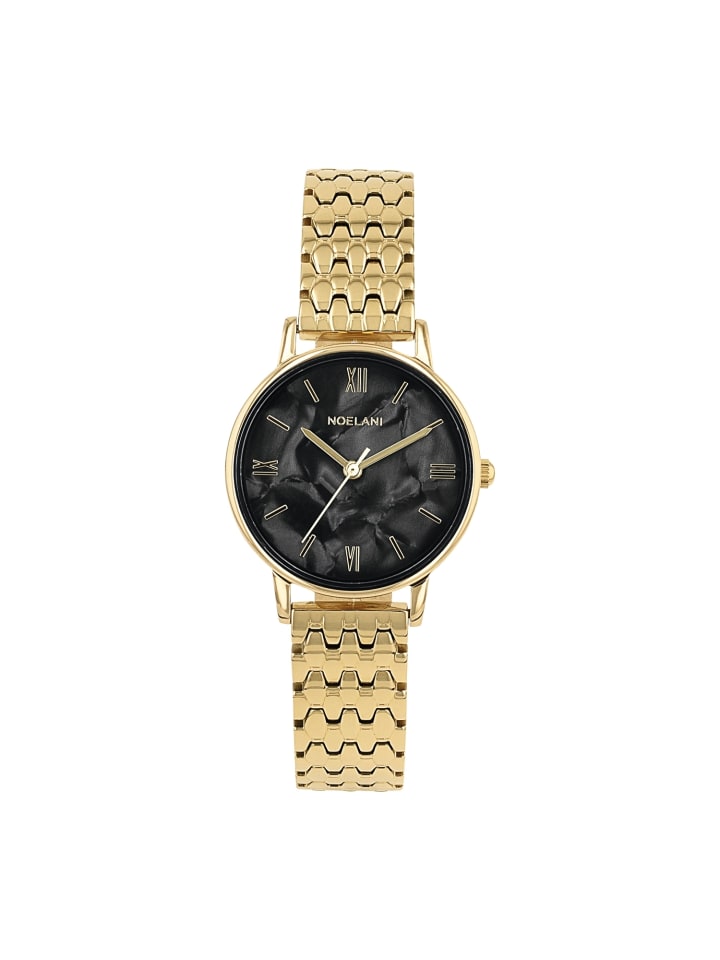 Quarzuhr Edelstahl in Gold