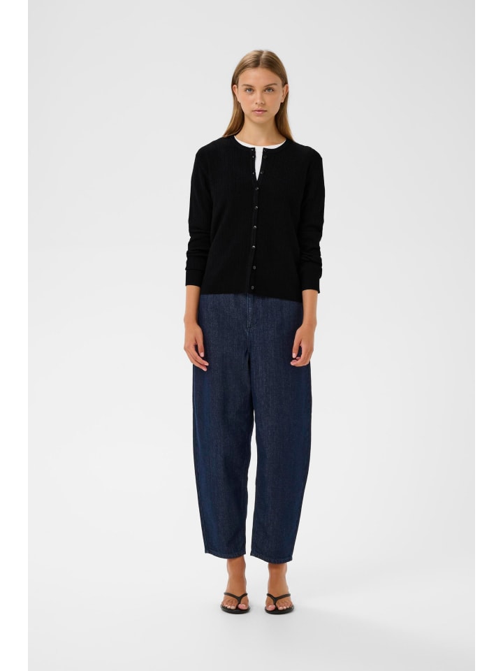 Strickpullover YenahIW Gerade Passform in Black