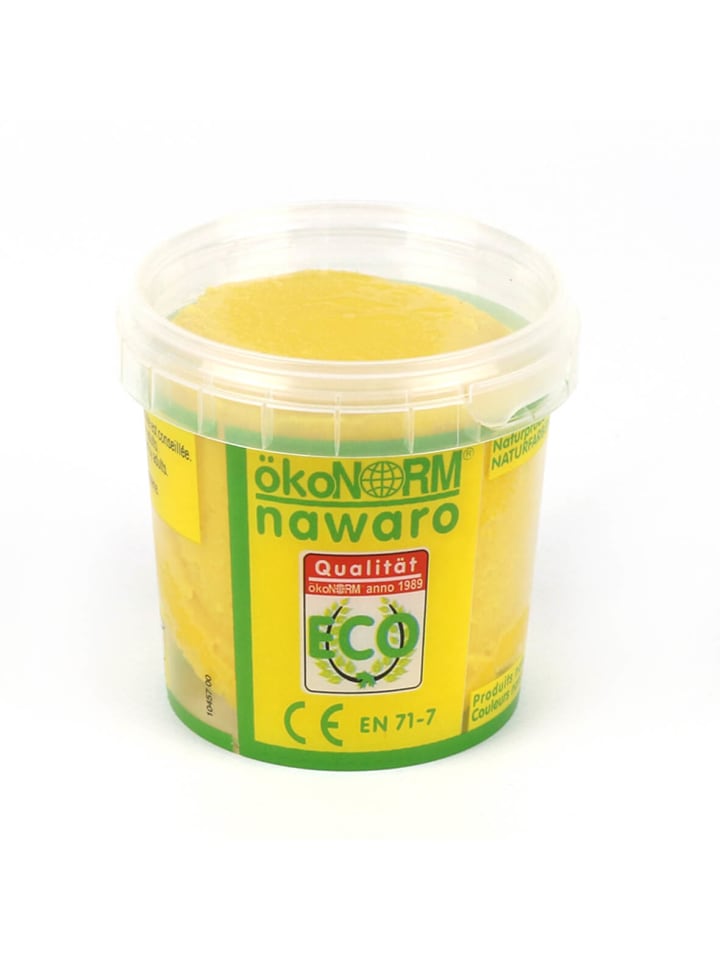 SOFT-Knete nawaro, Becher 150g - gelb - ab 2 Jahren
